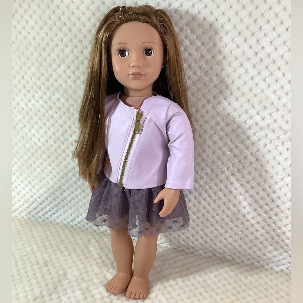 Our Generation Doll Vienna 18in Purple Outfit No Shoes